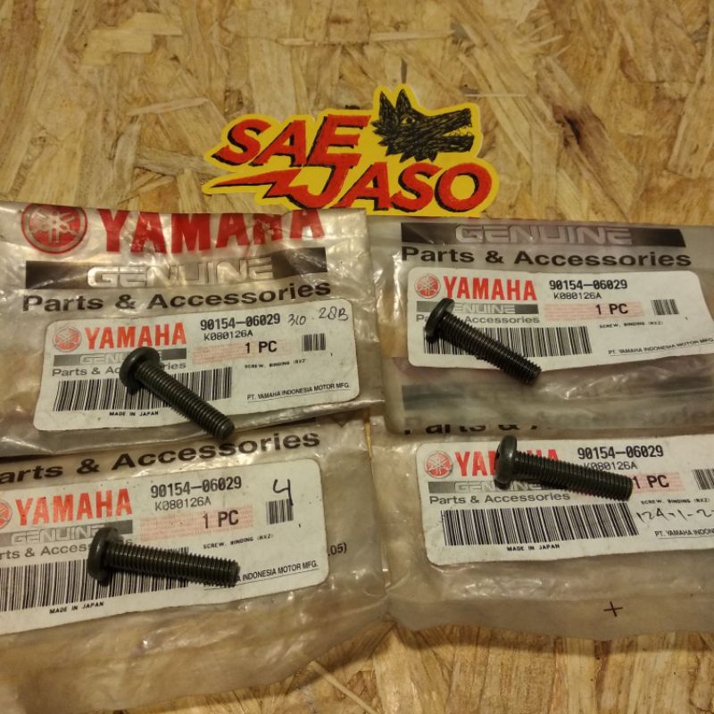 Yamaha rxz rzr 135 เสื้อสูบแดมเปอร์ฝาครอบโบลท์เดิม YPG