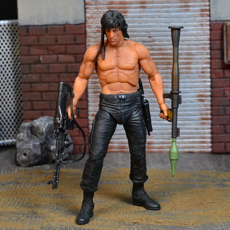 ฟิกเกอร์ Neca Third 7 Blue Wave Rambo Stacy Dragon ของเล่นสําหรับเด็ก ...