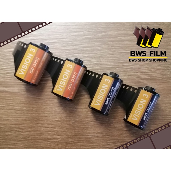 ฟิล์มหนัง ฟิล์มถ่ายรูป ฟิล์มสี Kodak Vision 3 50D, 250D, 200T, 500T 35mm (135) 36 รูป Cinema Color N