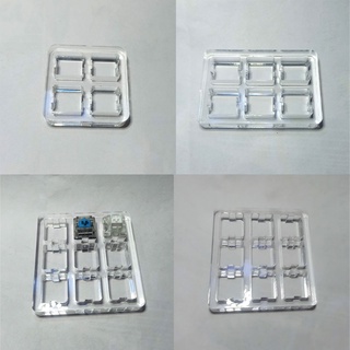 Rr ฐานทดสอบสวิตช์อะคริลิค หนา 1 ซม. สําหรับ Cherry MX Gateron Outemu