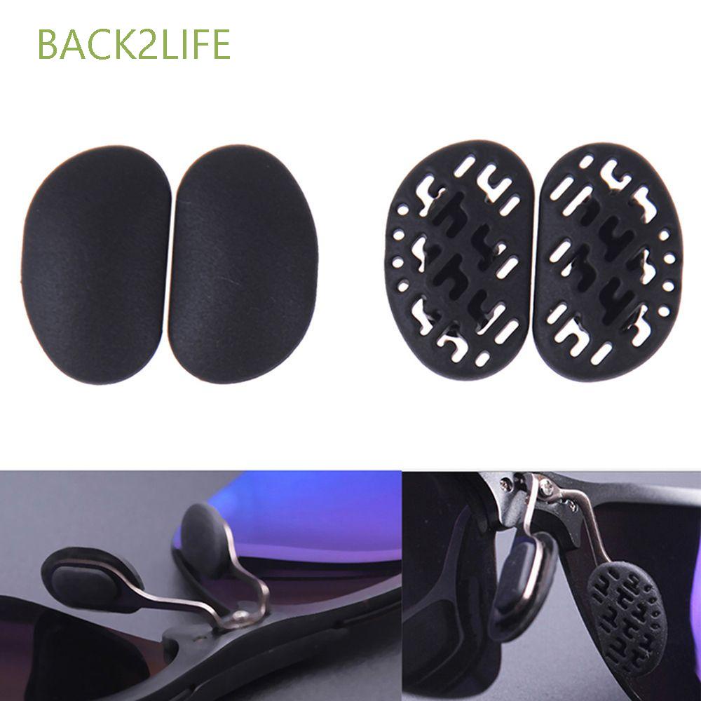 Back2Life แผ่นซิลิโคนกันลื่นสําหรับใส่จมูกแว่นตาสีดํา 2คู่ - back2life ...