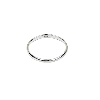 แหวนกว้าง 2 มิล / แหวนเงินแท้ 92.5% สไตล์เรียบๆ ใส่ติดมือ แหวนเงินแท้ 100 Major silver : E-TP-Ring 2P