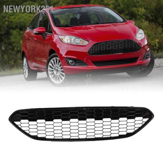 Newyork251 กระจังหน้ากันชนหน้า สีดํามันวาว แบบเปลี่ยน 1778260 สําหรับ Ford Fiesta 2013‐2017