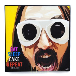 Steve Aoki #1 สตีฟ อาโอกิ  DJ producer ดีเจ EDM เพลง Music ดนตรี รูปภาพ​ติด​ผนัง​ pop art ของขวัญ​ แต่งบ้าน รูปภาพ