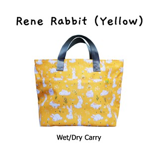 Wet/Dry Carry ลาย Rene Rabbit (Yellow)