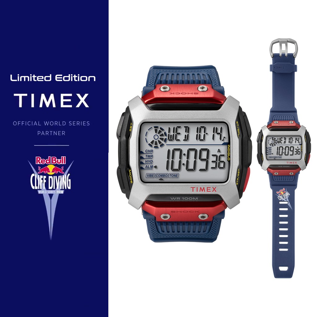 นาฬิกา Timex Command X Red Bull Cliff Diving รุ่น TW5M20800 Limited Edition ของแท้ รับประกัน 1 ปี