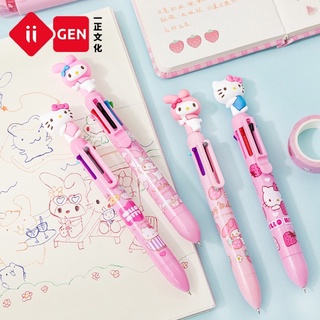 ปากกา 6 สี Sanrio Pen 6in1 Hello Kitty My Melody 🍬 ปากกาลูกลื่น ซานริโอ้ คิตตี้ มายเมโลดี้ 🖊