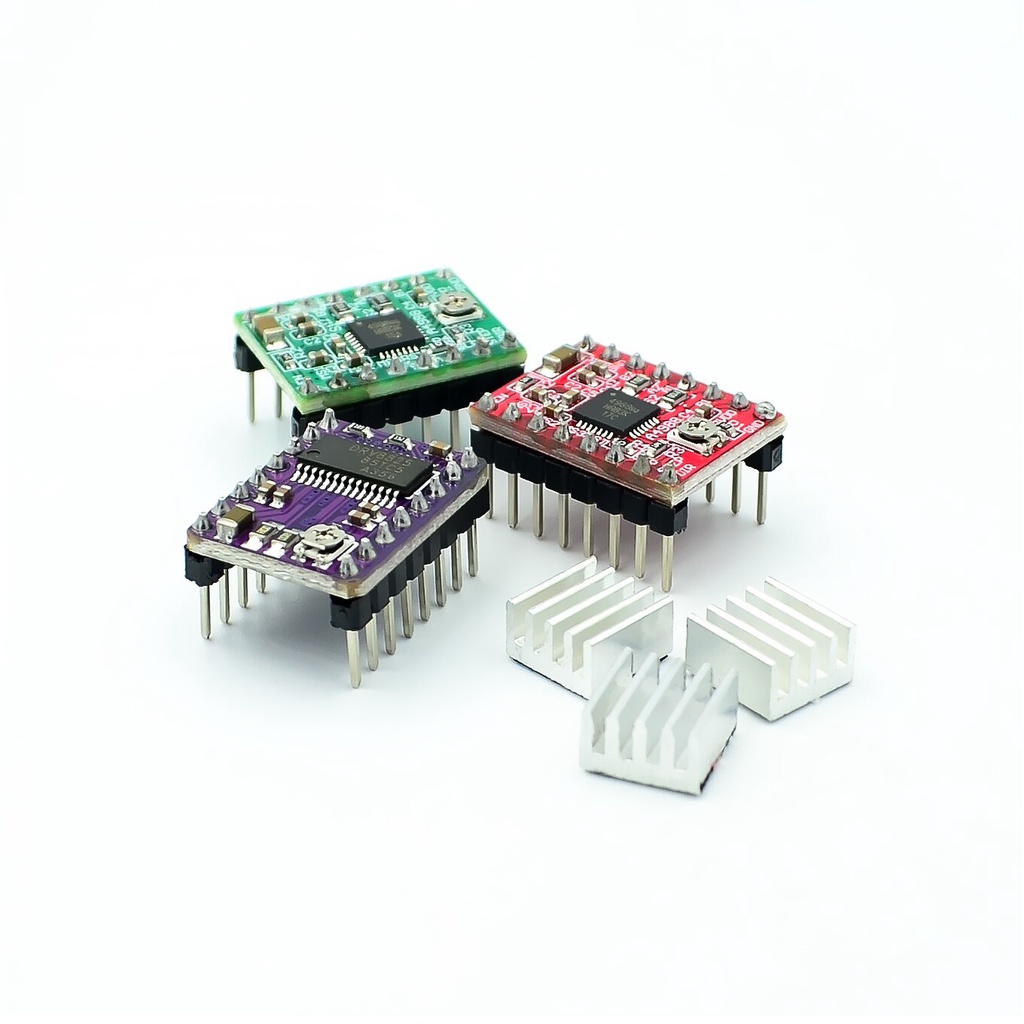 Reprap Stepper Driver A4988 DRV8825 Stepper Motor Driver Module + Heat Sink Reland