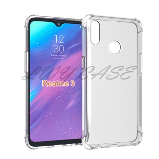 Oppo A5s Realme 3 3 Pro 2 Pro A7 Shockproof Armor Clear Transparent Soft TPU Silicone Case