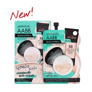 [กล่อง 6 ซอง] Nami Make Up Pro Studio AABB Super Matte Mousse Spf 30 Pa++