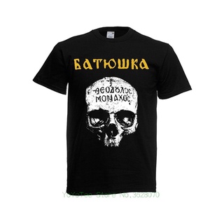 เสื้ เสื้อยืดลําลอง แขนสั้น พิมพ์ลาย Batushka สีดํา สไตล์ยุโรป ย้อนยุค ของขวัญฮาโลวีนS-5XL