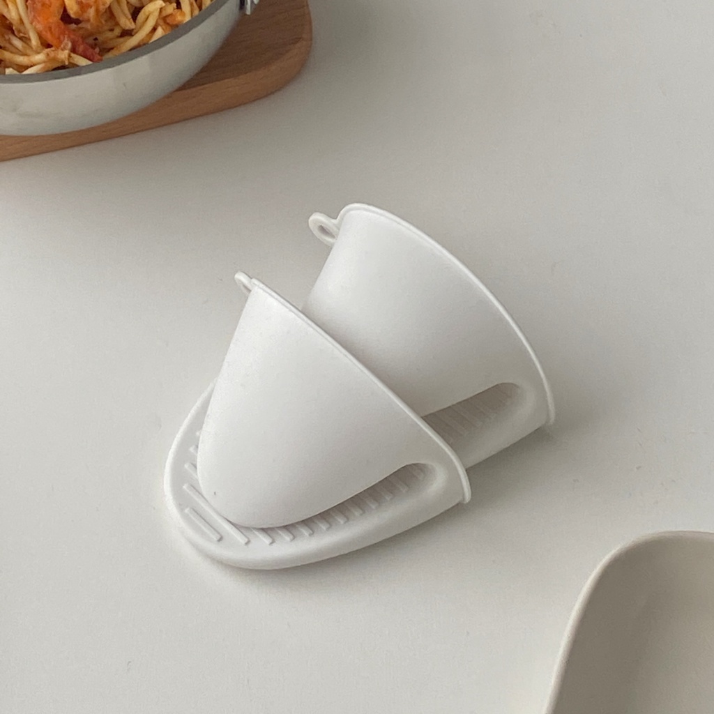 HERA 2ชิ้น ถุงมือกันความร้อน ไมโครเวฟ ซิลิโคน กันร้อน เครื่องครัว Silicone Microwave Oven Glove