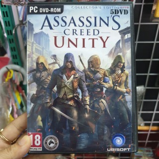 แผ่นเกมคอม PC : Assassin Ceed Unity (4DVD)