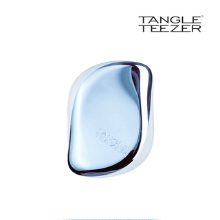 TANGLE TEEZER หวี แทงเกิ้ล ทีเซอร์ COMPACT STYLER SKY BLUE DELIGHT CHROME