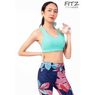 สปอร์ตบรา บราโยคะ บราออกกำลังกาย Fitz - Vistra Bra - Teal **พร้อมส่ง**