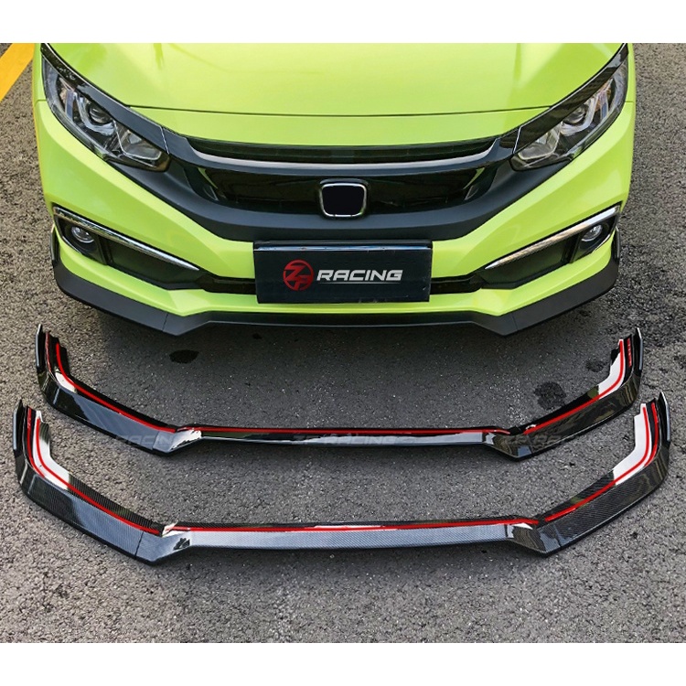 ลิ้นหน้า ลิ้นกันชนหน้า ลิ้นต่อกันชน Civic FC V.5 สำหรับปี 2019-2022