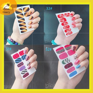 Nail Stickerสติกเกอร์ติดเล็บเเฟชั่น  ลายน่ารัก แทททูติดเล็บ ติดทนนาน