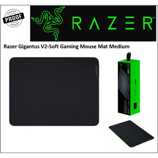 Razer Gigantus V2-Soft Gaming Mouse Mat Medium &amp; Razer Sphex V3 -  Hard Gaming Mouse Mat