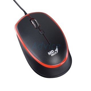 USB Optical Mouse MD-TECH (MD-164) Black/Red