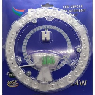 แผงไฟ LED 18W/24W/36W/48W หลอดLED สำหรับโคมเพดานกลม ตัวใช้แทนหลอดนีออนกลม รุ่นประหยัด พร้อมเต๋าต่อสายไฟแม่เหล็กDriver
