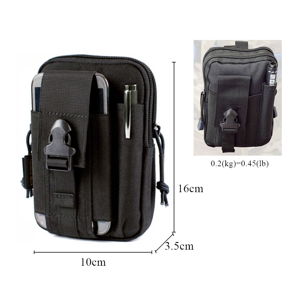 Tactical Pouch Molle Hunting Bags Belt Waist Bag Military Tactical Pack Outdoor Pouches Case Pocket Camo Sport Bag For I #5