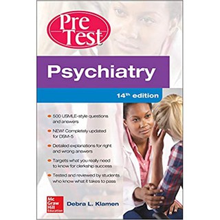 Psychiatry PreTest Self-Assessment And Review, 14 ed - ISBN 9789814670234