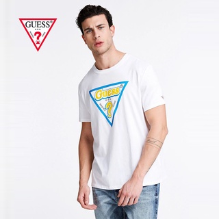 GUESS เสื้อยืดผู้ชาย รุ่น M0YI91I3Z00 สีขาว เสื้อ เสื้อยืด เสื้อยืดแขนสั้น