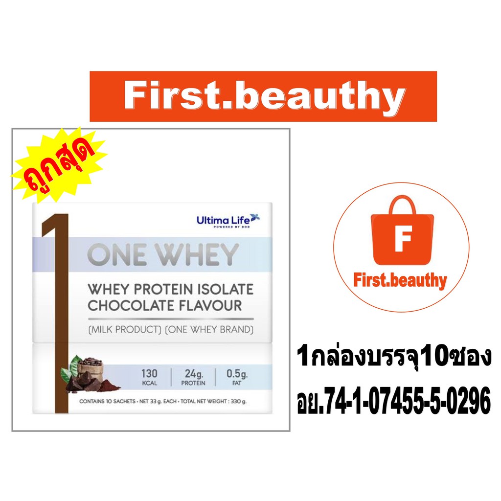 ONE WHEY วันเวย์ เวย์โปรตีนไอโซเรท WHEY PROTEIN ISOLATE