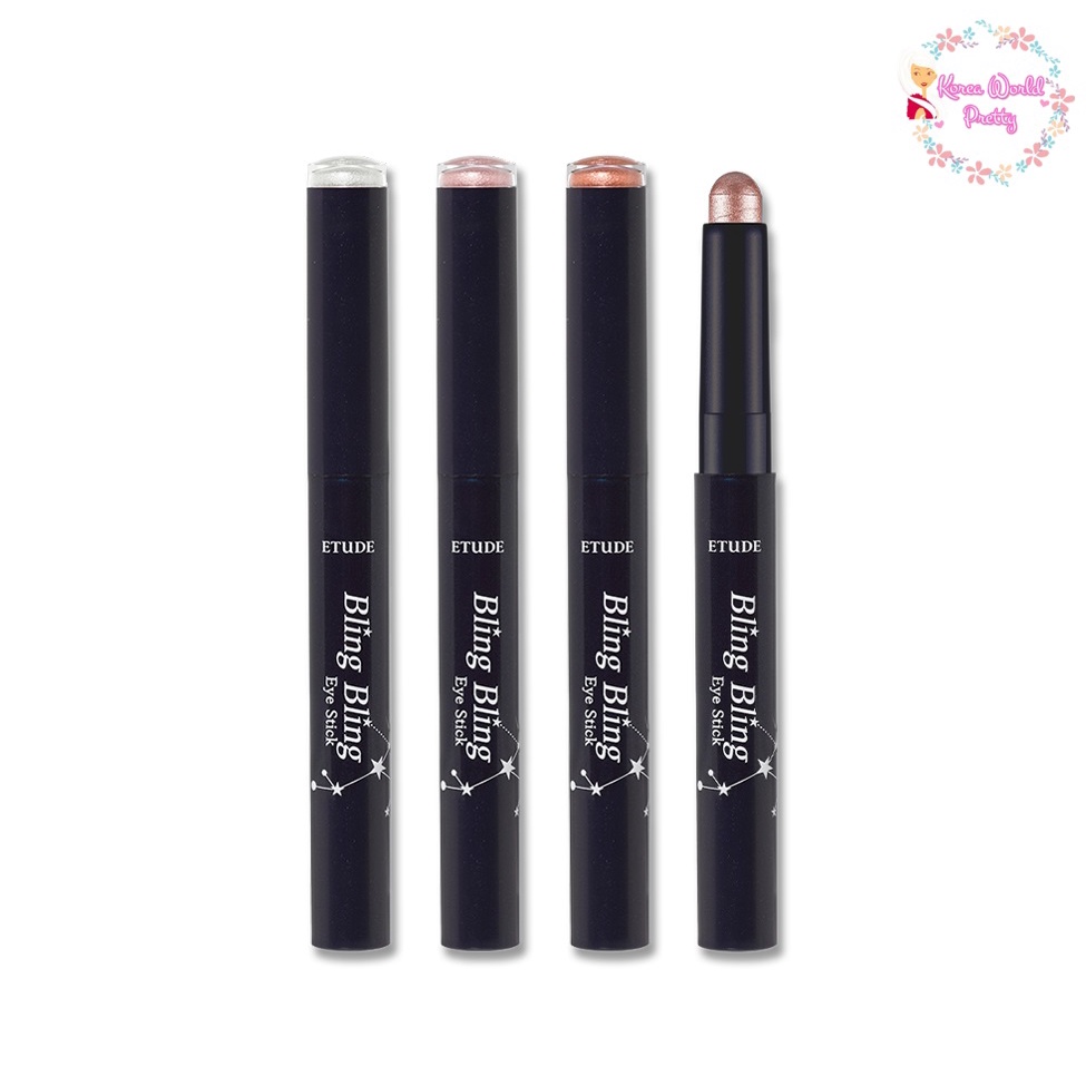 Etude House Bling Bling Eye Stick 1.4g New 2022 อายแชโดว์แบบแท่งเนื้อครีม หมุนได้สะดวกสบาย ใช้งานง่าย
