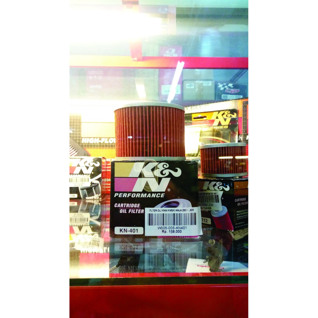 กรองน้ํามันเครื่อง K&N KN 401 Ninja 250R คาร์บูเรเตอร์