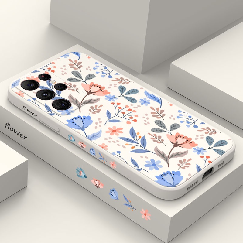 เคสโทรศัพท์มือถือ ลายสวนโรแมนติก สร้างสรรค์ สําหรับ Samsung Galaxy S23 S22 FE Ultra Plus