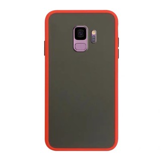 เคสมือถือ Case Samsung Galaxy S9plus เคสกันกระแทก ปุ่มสีผิวด้านขอบนิ่มหลังแข็ง Samsung S9+ ( สินค้าพร้อมส่งจากไทย)