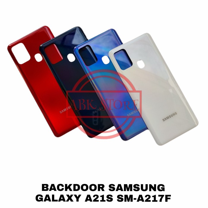 ฝาหลังประตูหลัง Samsung Galaxy A21s A217f A217