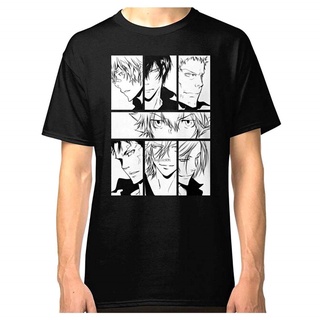 เสื้อยืด พิมพ์ลาย Katekyo Hitman Reborn Classic DMN103 สีดํา