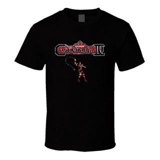 เสื้อยืดผ้าฝ้ายพิมพ์ลายคลาสสิก เสื้อยืด พิมพ์ลาย Castlevania 4 Super Castlevania SNES Simon สําหรับผู้ชาย