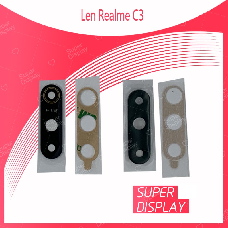 Realme C3 อะไหล่เลนกล้อง กระจกเลนส์กล้อง กระจกกล้องหลัง Camera Lens (ได้1ชิ้น) อะไหล่มือถือ Super Display