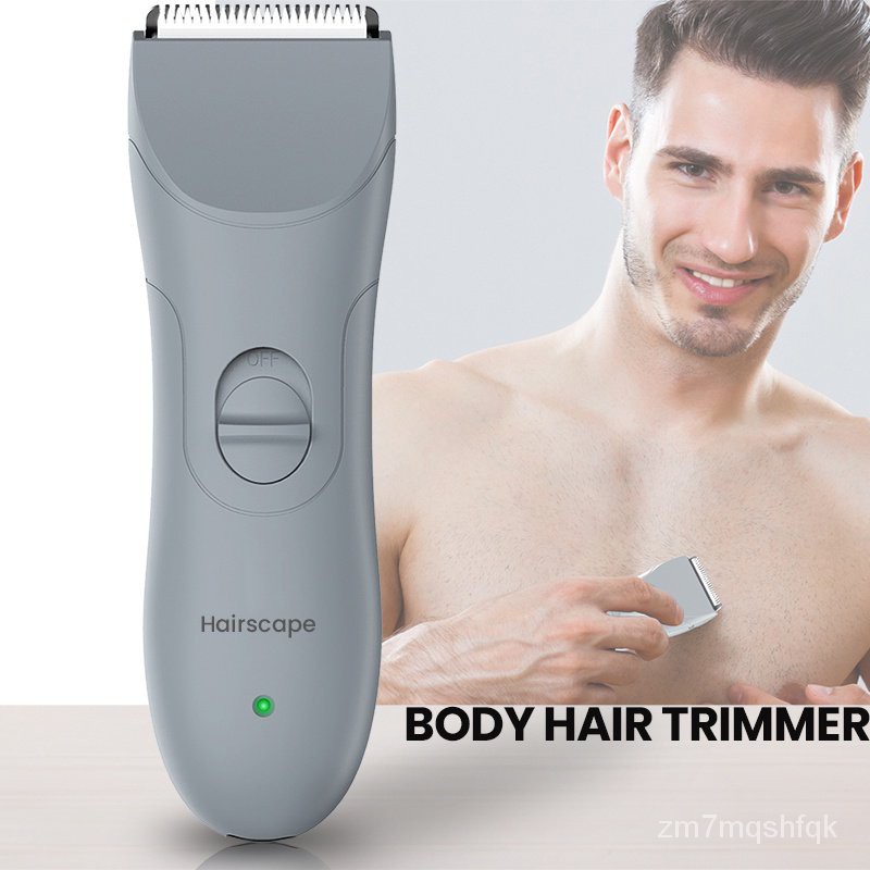 Hairscape Waterproof Groin Pubic Hair Trimmer Privates Shaver Men Body Hair  Trimmer Clipper Hair Removal | Shopee Thailand