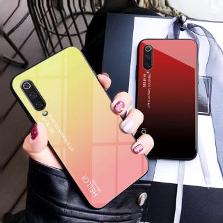 Xiaomi Mi 9 8 SE Mi 8 Lite Mi 8 Pro เคสหนังแบบไล่โทนสี
