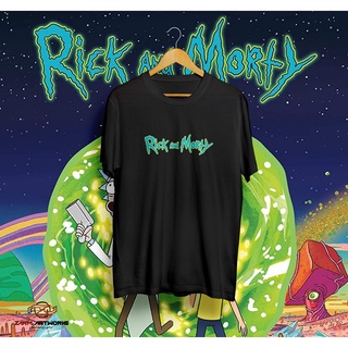 เสื้อยืดอินเทรนด์ผู้ชายอินเทรนด์ผู้หญิงNew เสื้อยืดแขนสั้นพิมพ์ลาย Rick And Morty | เสื้อยืดผู้ชาย ชุดลำลอง | แฟชั่นสไตล