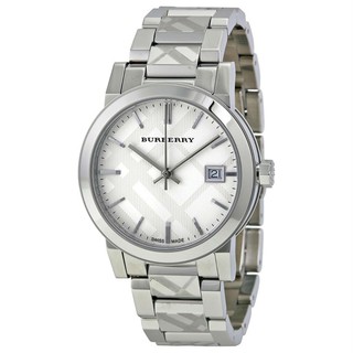 Burberry Silver Dial Stainless Steel Ladies Watch BU9144 นาฬิกาแบรนด์เนมแท้100% นาฬิกาผู้หญิง เบอร์เบอรี่ BU-33