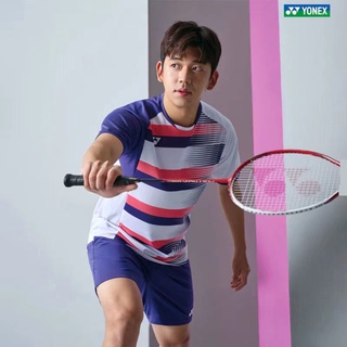 Yonex เวอร์ชั่นเกาหลี ของแบดมินตัน เสื้อผ้า การแข่งขัน โมเดล ผู้ชายและผู้หญิง กีฬา แห้งเร็ว แขนสั้น ทีมชาติ กลุ่ม ซื้อ