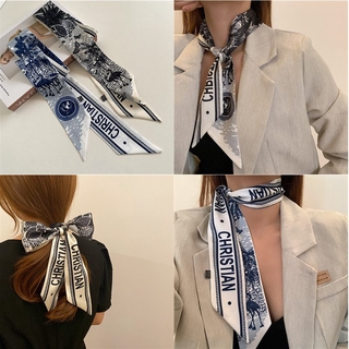 CICI Multifunctional Scarf ผ้าพันคอซาติน ผ้าพันคอผ้าไหมขนาดเล็กสไตล์เกาหลี ผ้าพันคอ ผ้าซาติน