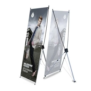 ขาตั้งป้ายไวนิล พีพี 80X180 ซม X stand ขาตั้งป้าย รูปทรงตัว X โครงแขวนภาพ ขนาดป้าย80*180 ค่าขนส่งจำนวนเยอะยิ่งถูก