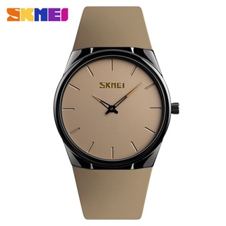 SKMEI Fashion Women Watches Quartz Watch Ultra Thin Wristwatches 3Bar Waterproof Simple Lady Men Watch relogio