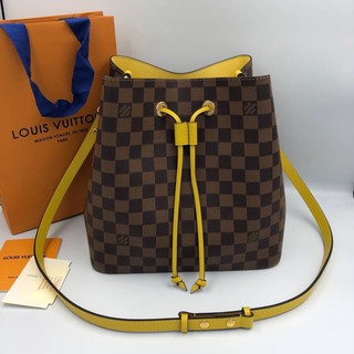 Louis vuitton neonoe Damier สีเหลือง