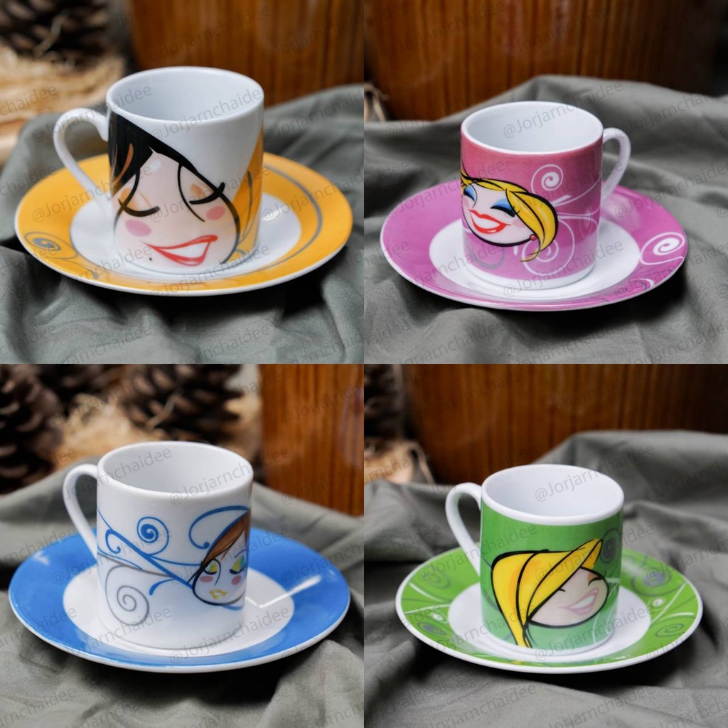 ชุดกาแฟเอสเพรสโซ่ ชุดกาแฟเล็ก ความจุ 2.5 ออนซ์  สินค้าพร้อมส่งในไทย งานสวย