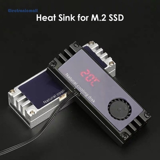 พัดลมระบายความร้อนหน้าจอดิจิตอล M . 2 Ssd Heatsink Cooler