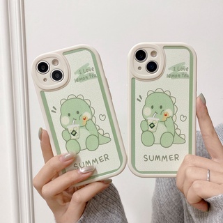 เคสโทรศัพท์มือถือ ซิลิโคนนุ่ม ลายไดโนเสาร์น่ารัก สําหรับ OPPO A5S A53 A92 A15 A5 A9 2020 A12 A15S A36 A76 A96 A3S A12E A7 F9 F11 A8 A31 A32 A33 A52 A83 RENO 5 6 6Z 4G 5G