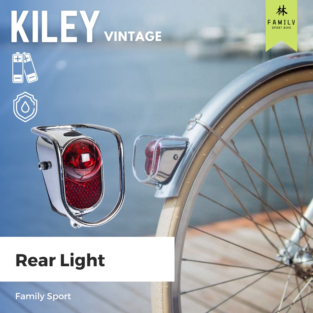 ไฟท้ายจักรยานวินเทจ KiLey x Fun