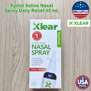 Xlear® Xylitol Saline Nasal Spray Daily Relief 45 mL - Americas Best Selling ผลิตภัณฑ์ล้างจมูก #ขายดีที่สุดในอเมริกา